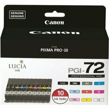 CANON COMPUTER SYSTEMS Canon PGI 72 10 COLOR PACK PGI7210COLORPK